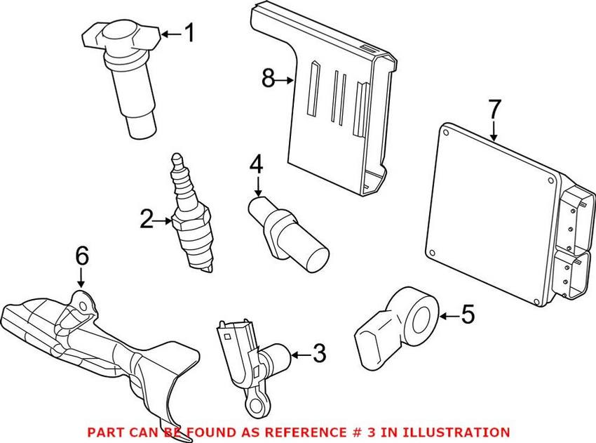 SAAB Camshaft Position Sensor 12684186